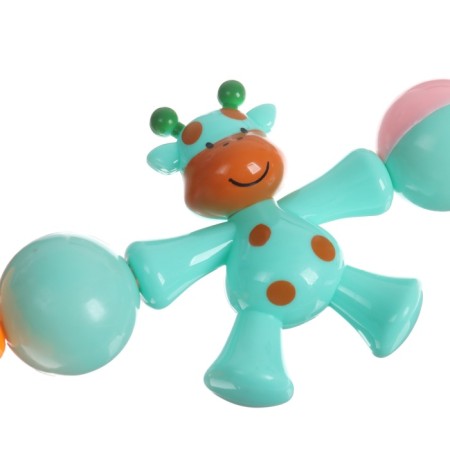 Stretching on the stroller/crib "animals", 3 toys, color mix, crush me-10