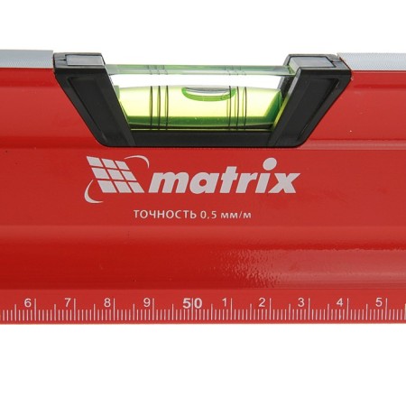 Matrix level, 100 cm, alumin., Milling mill., 3 eyes (1 mirrors.), 2 comp. pens, magnet-2