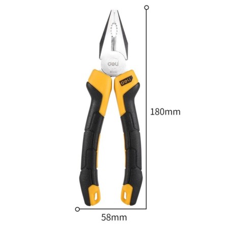 Plask -hugs combined deli, rubberized, two -component handles, CRV, 180 mm-1