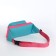 Lightning waist bag, outer pocket, pink/turquoise color