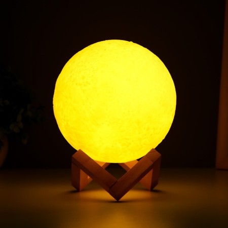 Nightlight "Planet" Led usb white 12x12x11.5 cm Risalux-1