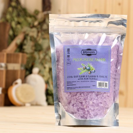 Salt for the bath and bath "Juniper" 500 Gr Dobroparov-2