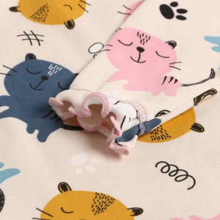Longsliv children, cream color/kittens, height 62 cm-2