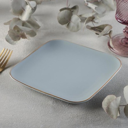 Ceramic square plate "Grace", D = 15 cm-1