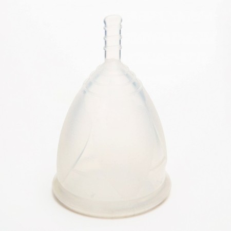Menstrual bowl "tulip", size s, yellow color-1