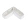 The external tundra corner for the frame of a mosquito net, 42x17 mm, white