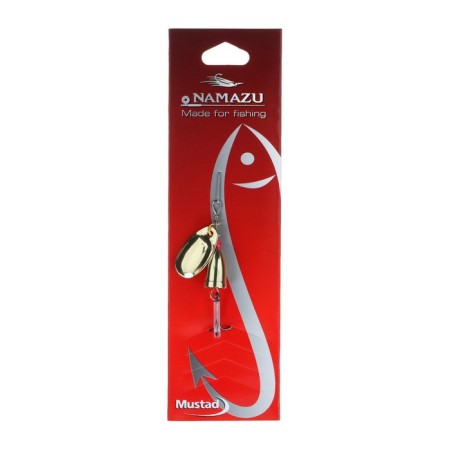 Spinning spinning namazu lothar, 4 g, brass color-1
