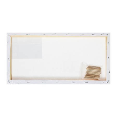 Canvas on a subframe of 1.6x20x40 cm, cotton 100%, acrylic soil, fine -grained, 280g/m²-6