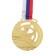 Medal thematic "gymnastics", gold, d = 6 cm