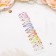 Invisible hair "Astoria" (set 12 pcs) strawberry, 3 cm, mix