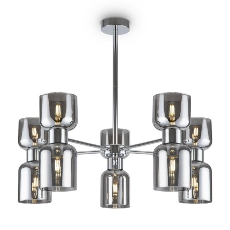 Suspended lamp 60W, 10khe27, 51x70 cm, chrome-4