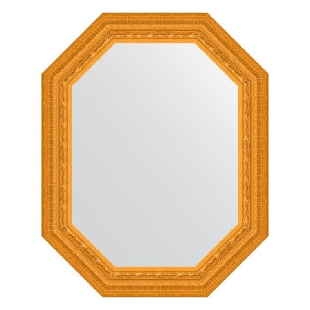 Mirror in the baguette frame, gold gold 80 mm, 59x74 cm