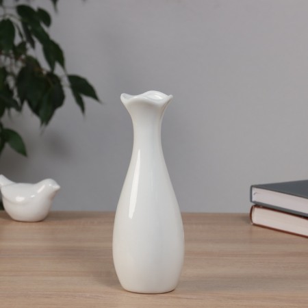 VAZA Ceramics TREAL "TIRIL" 20.5x6.5 cm, white