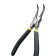 Berger BG1230 puller for internal stop rings (compression), bent, 230 mm