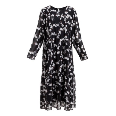 Women's dress Midy Mist Plus-Size, R.54, Black-5
