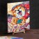 Picture on numbers on a canvas with a subframe "Corgi with a toy", 40 x 50 cm