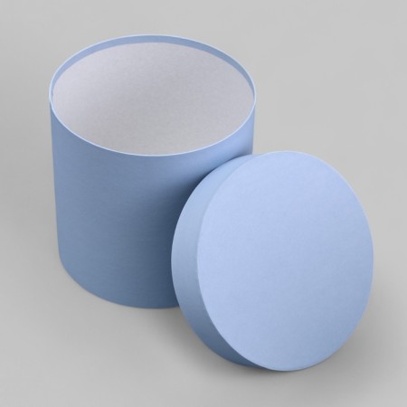 A set of hats 3 in 1 gray -blue, 21.5 x 22 - 18.5 x 19 cm-3