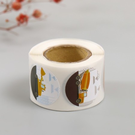 Stick Paper "Construction equipment" d = 2.5 cm 252 pcs in roll-4