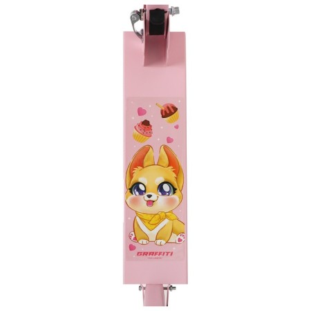 Graffiti scooter "cat", folding, pvc wheels 100 mm-6