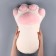Soft toy "paw", 70 cm, milk-beam-beige color