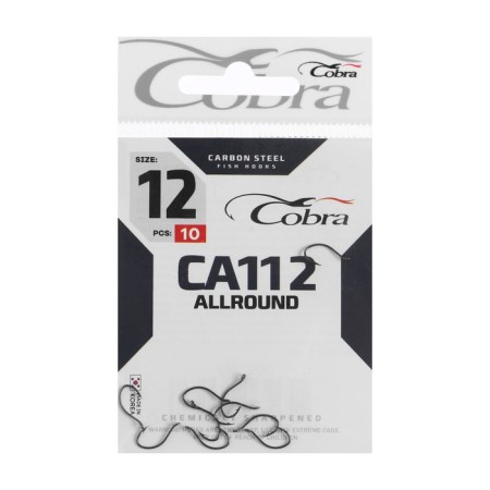 Cobra Allround hooks, series CA112, No. 12, 10 pcs.