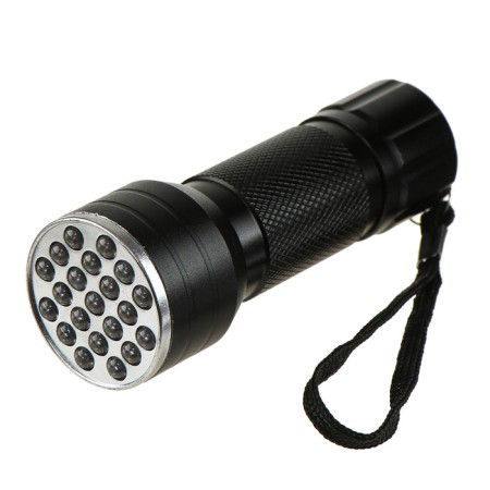Ultraviolet flashlight for drying varnish, epoxy resin LED, 21 LED, UV-4