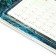 The weekly dated 2025, Escalada "Snake", 180 x 127 mm, soft cover, PVC, 64 sheets, pancake embossing, block 70, green
