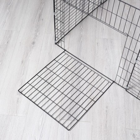 Animal aviary "Pigzon" 6 sections on clips 60 x 60 cm, Sh.p. 37-40 mm, folding, black-7