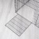 Animal aviary "Pigzon" 6 sections on clips 60 x 60 cm, Sh.p. 37-40 mm, folding, black