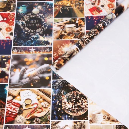 Glossy packaging "Merry Christmas", 70 x 100 cm