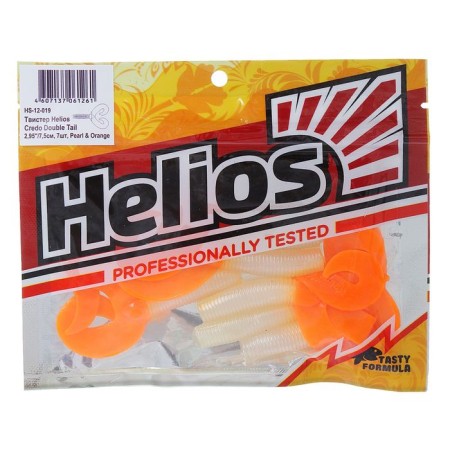 Helios Credo Double Tail Pearl & Orrange, 7.5 cm, 7 pcs. (HS-12-019)-1