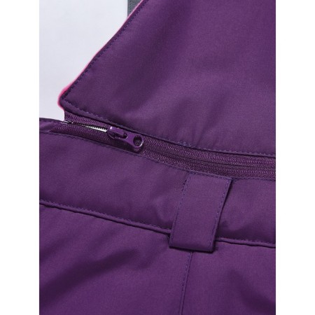Ski costume for a girl, height 164 cm, purple color-12