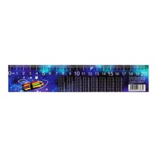 Line-stroke plastic 20 cm zl-20 table of multiplication 
