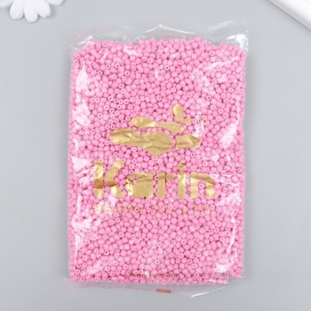 Glass beads 6/0 "light pink" bright 450 g-2