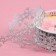 New Year! Decorative curly tape "Snowflakes", 20 mm, 9 ± 0.5 m, silver color