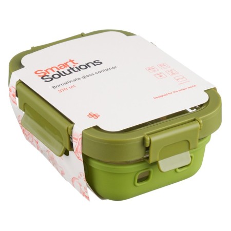 Container for baking, storage and carrying of products in the Smart Solutions cover, green color, 370 ml-14