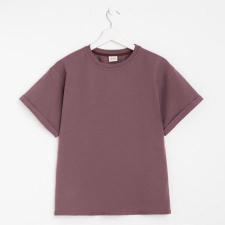 Women's T-shirt Minaku Regular Fit: brown color, river 42-5