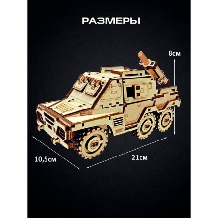 The prefabricated model "BTR with mortar"-1
