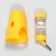 Drill 80 ml with a duma base for small rodents, 8 x 8 x 16.5 cm, yellow