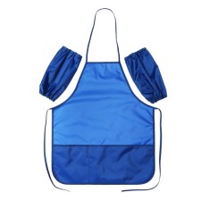 Apron for labor + sleevens, 535 x 445/260 x 180 mm, size M (height 122-158), FN-45, dark blue 66091