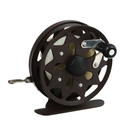 Inertial coil, metal, diameter 6.5 cm, dark brown color, TL65-5