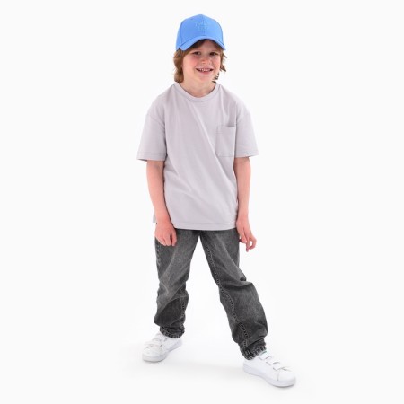 Baby cap for the boy Take it Easy, Blue color, rr 52-54, 5-7 years old-13
