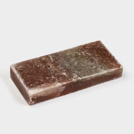 Brick made of Iranian mountain salt, 20x10x3 cm, color mix-5