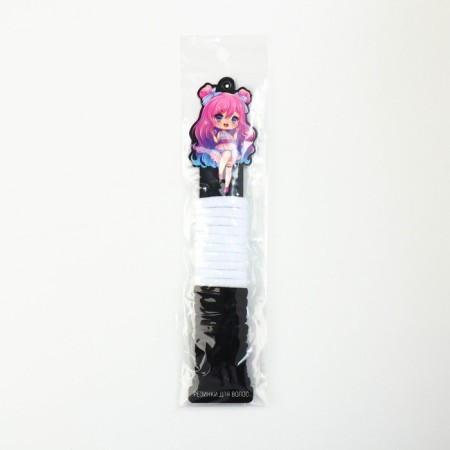 Hair gum "Cute" 20 pcs., Diam 2 cm-3