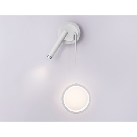 LED LED wall -mounted Ambrella Light, Linetech, FL51651, LED, 10 W, 750LUM, 4200K, white color, chrome-2