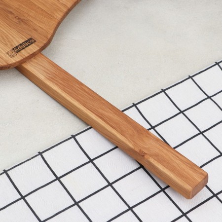 ADELICA Board "Pizza Lapata", the working part is 30 × 30 cm, a handle 24.5 cm, oak-2