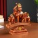 Souvenir Polystone "Three Cash Elephants on a But with Coins" under a tree 24.5x19.5x7.8 cm