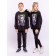 Sweatshirt for a boy, height 164 cm, black color