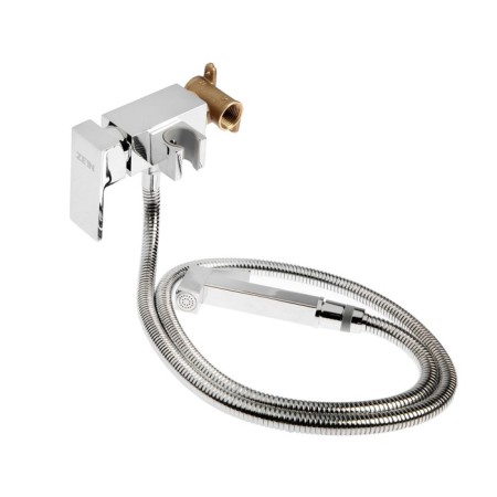 Mixer with hygienic shower Zein, cartridge ceramics 35 mm, brass, chrome-6