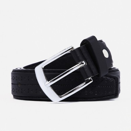Building belt, width 2.5 cm, screw, buckle metal, black color